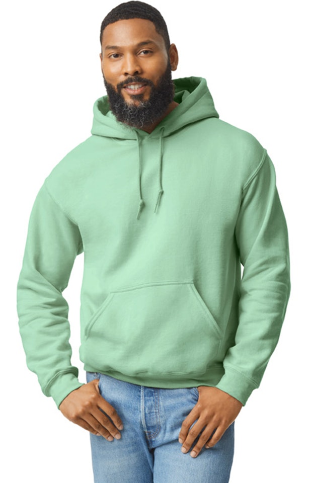 Gildan Unisex Heavy Blend™ 50/50 Hoodie G185 Mint Green Jiffy