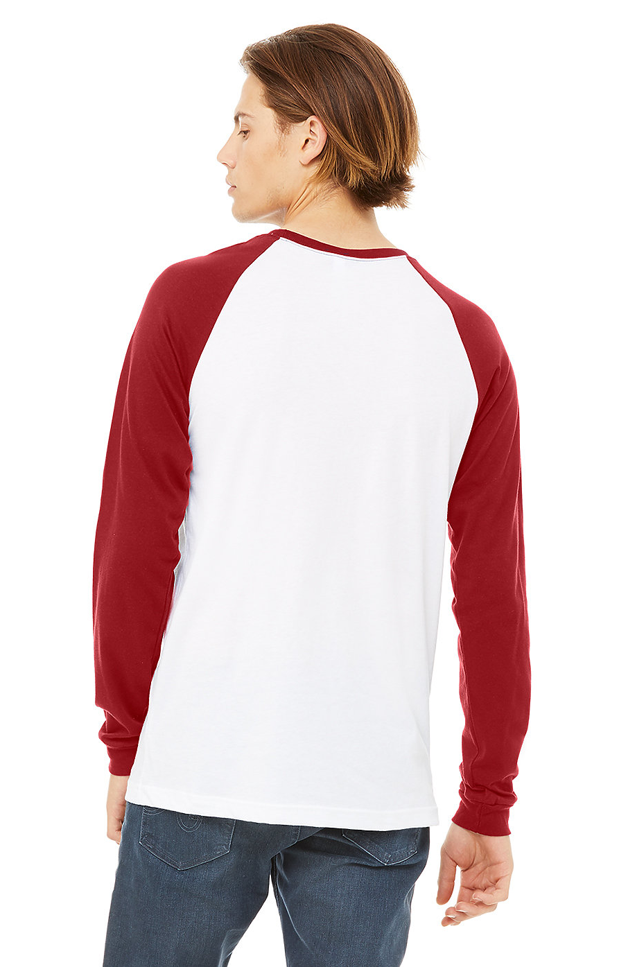 Bella + Canvas 3000C White / Canvas Red