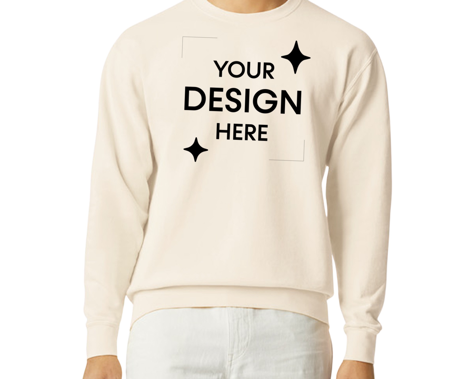 Unisex Lighweight Cotton Crewneck Sweatshirt