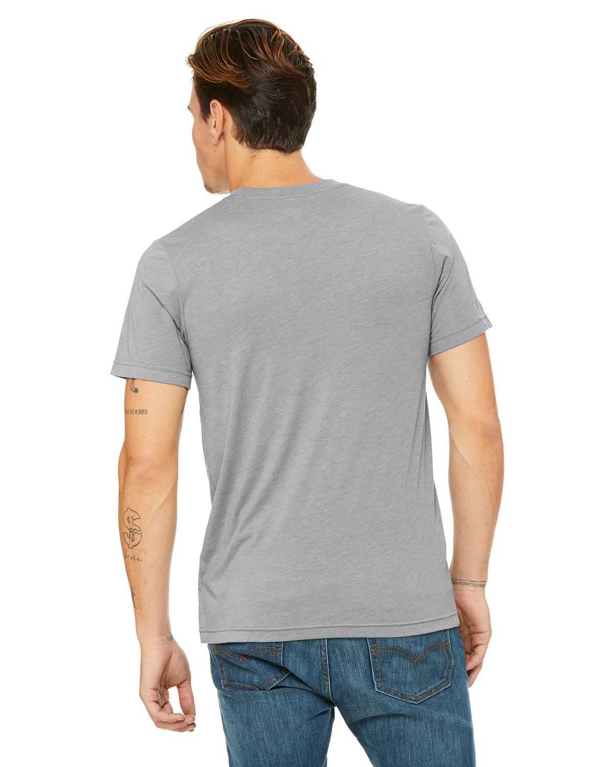 Bella + Canvas 3413C Athletic Gray Triblend