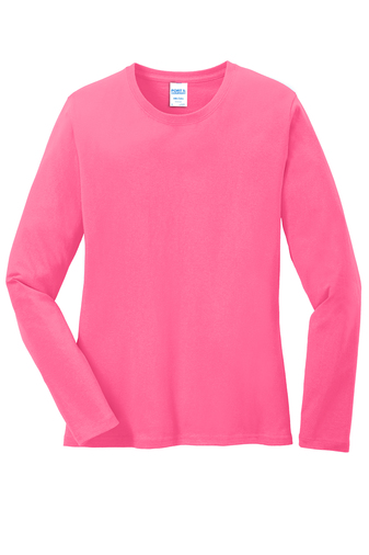 Port & Company LPC54LS Neon Pink