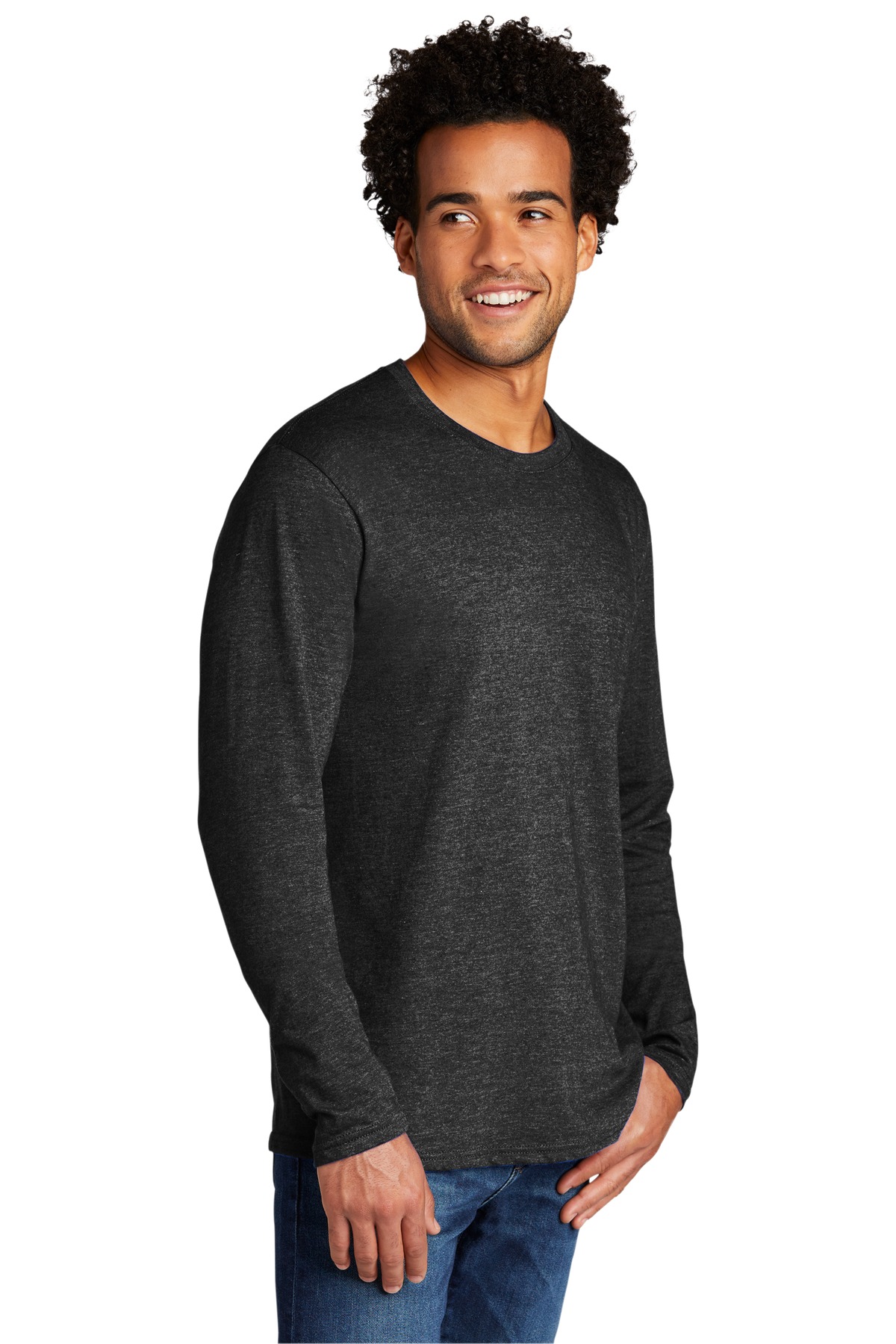 Port & Company PC330LS Black Heather