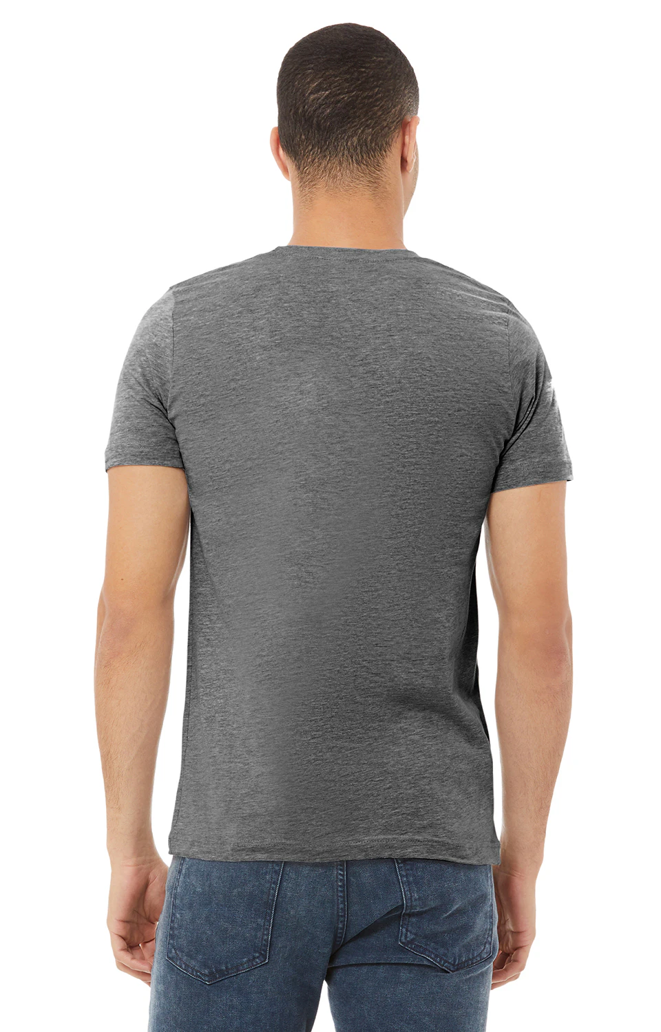 Custom T-Shirts Heather Deep - Bella + Canvas 3001CVC | Jiffy Custom Print