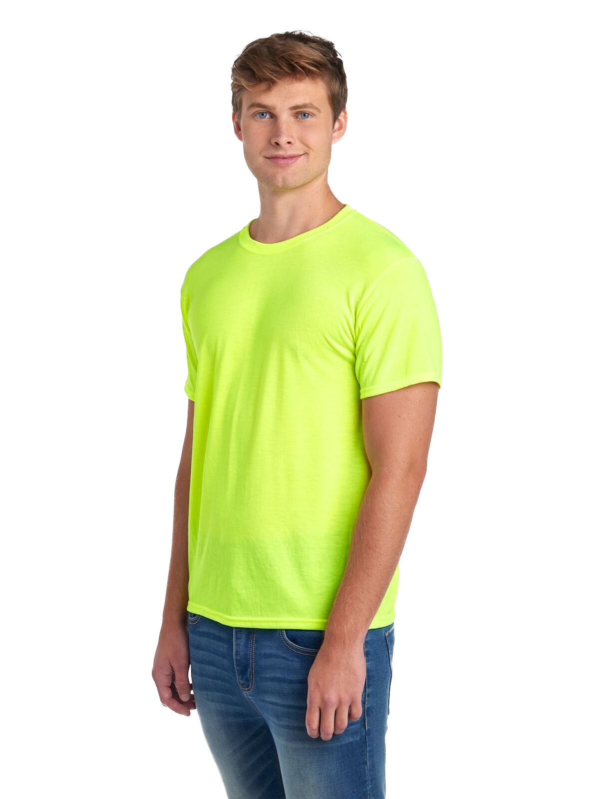 Jerzees 21M High Viz Safety Green