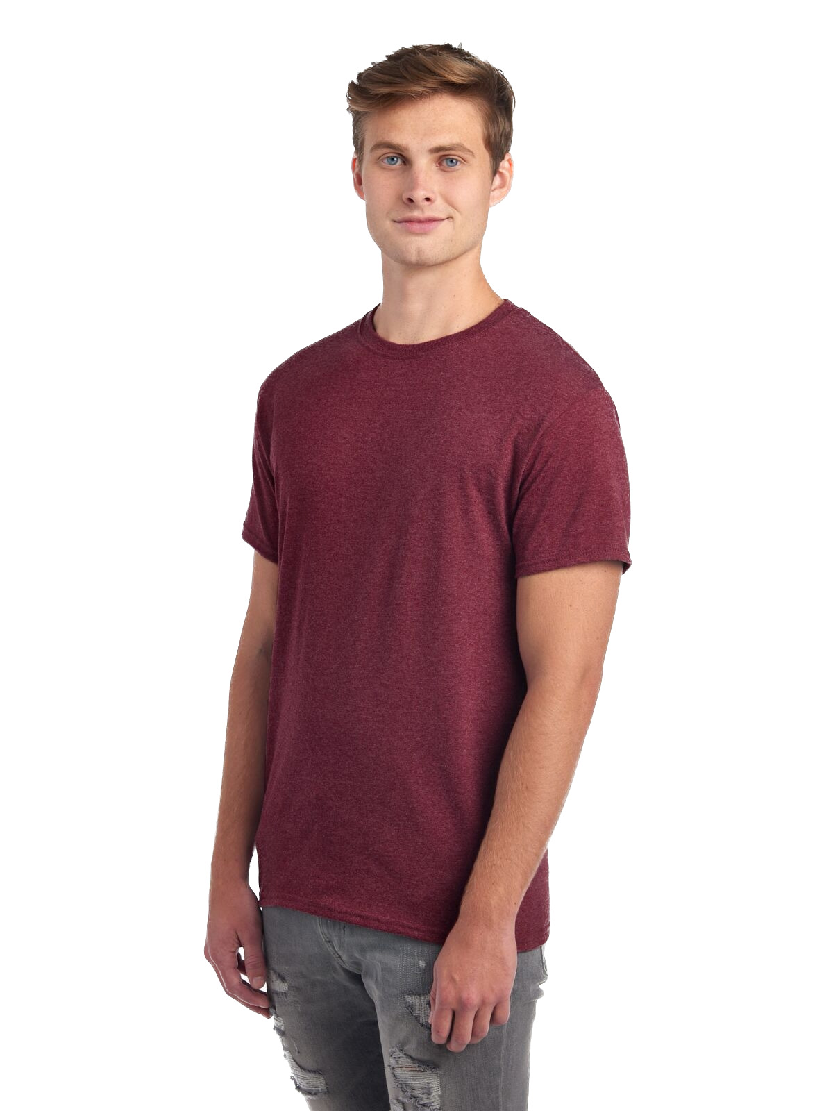 Jerzees 29M Vintage Heather Maroon