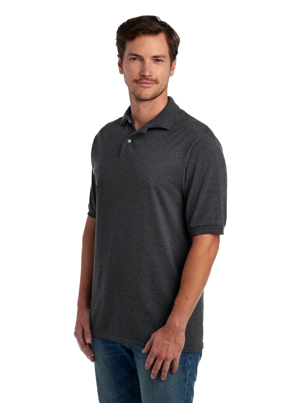 Jerzees 437 Black Heather