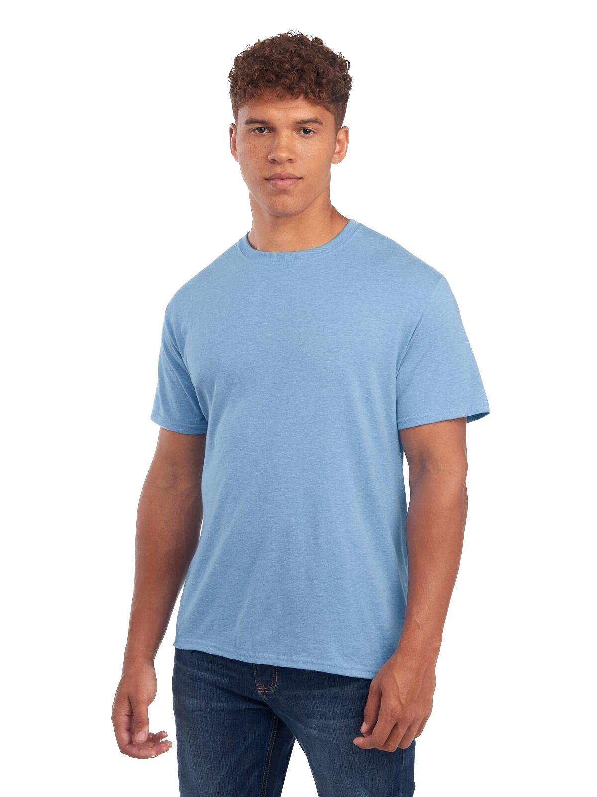 [RRACE] / ☆ Tencel Half-Sleeve T-Shirt / 3 colors Jerzees Unisex Premium Blend Ring Spun T Shirt 560 Mr