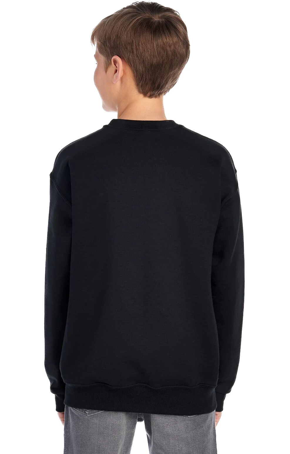 Jerzees Youth Nu Blend® Fleece Crew 562 B Black | Jiffy
