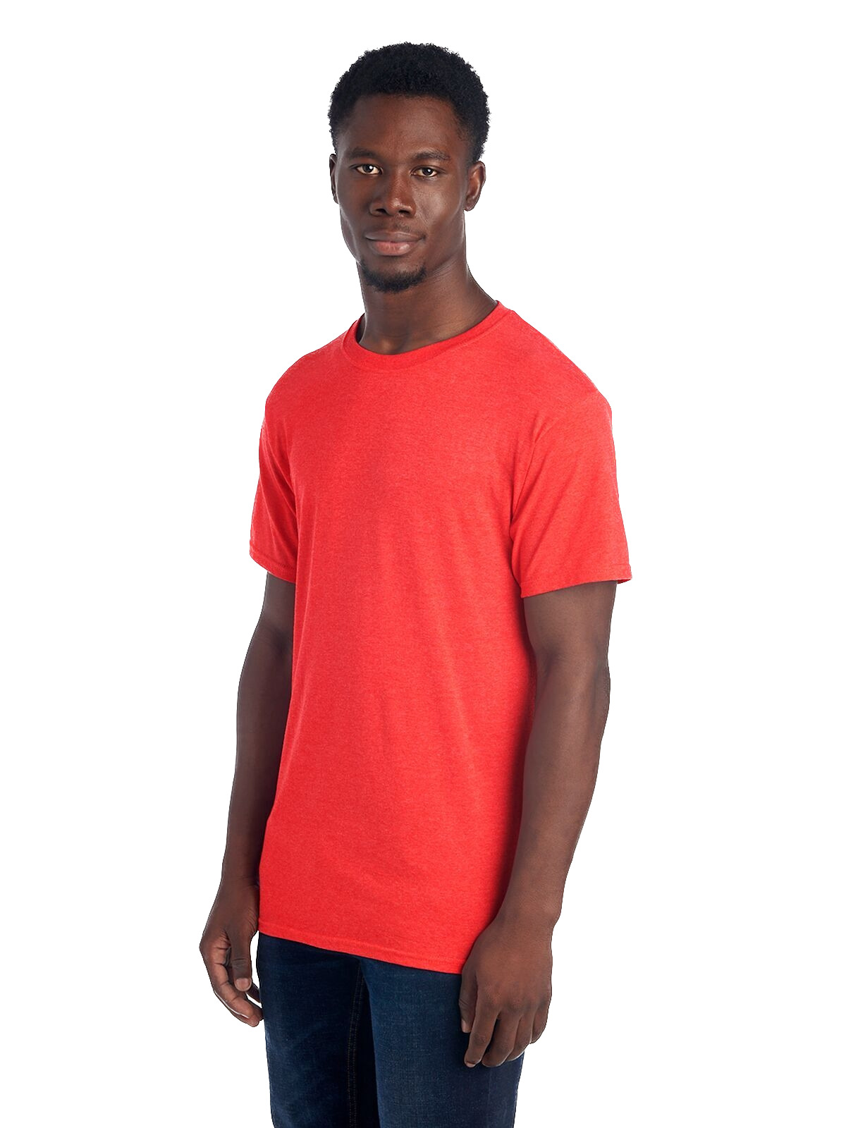 Jerzees 601MR Fiery Red Heather