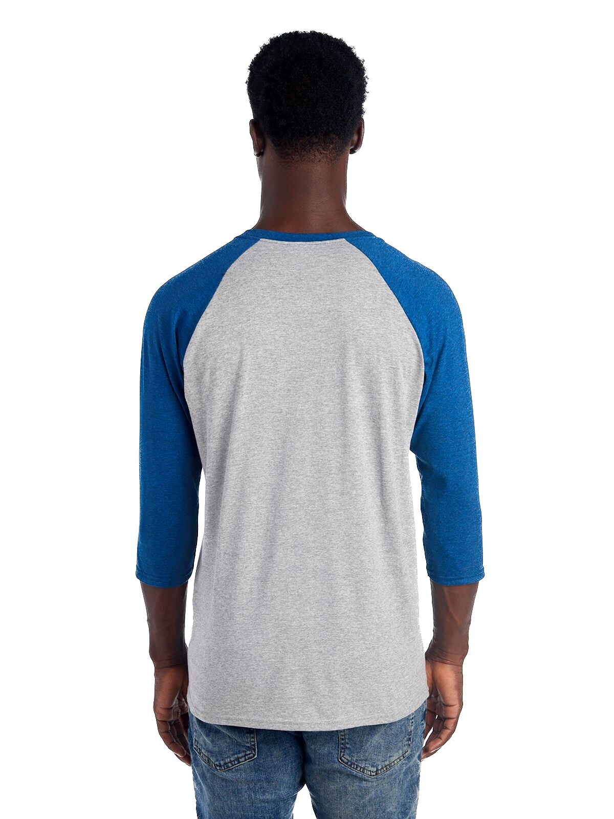 Jerzees 601RR Oxford / True Blue Heather