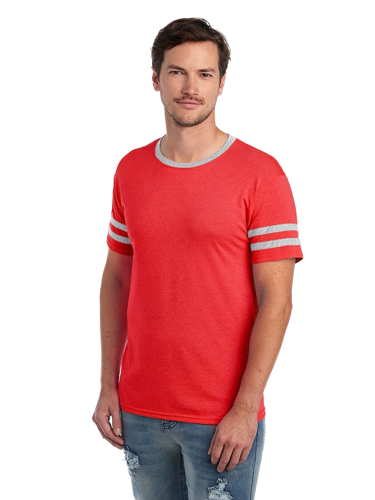 Jerzees 602MR Fr Red Heather / Oxford