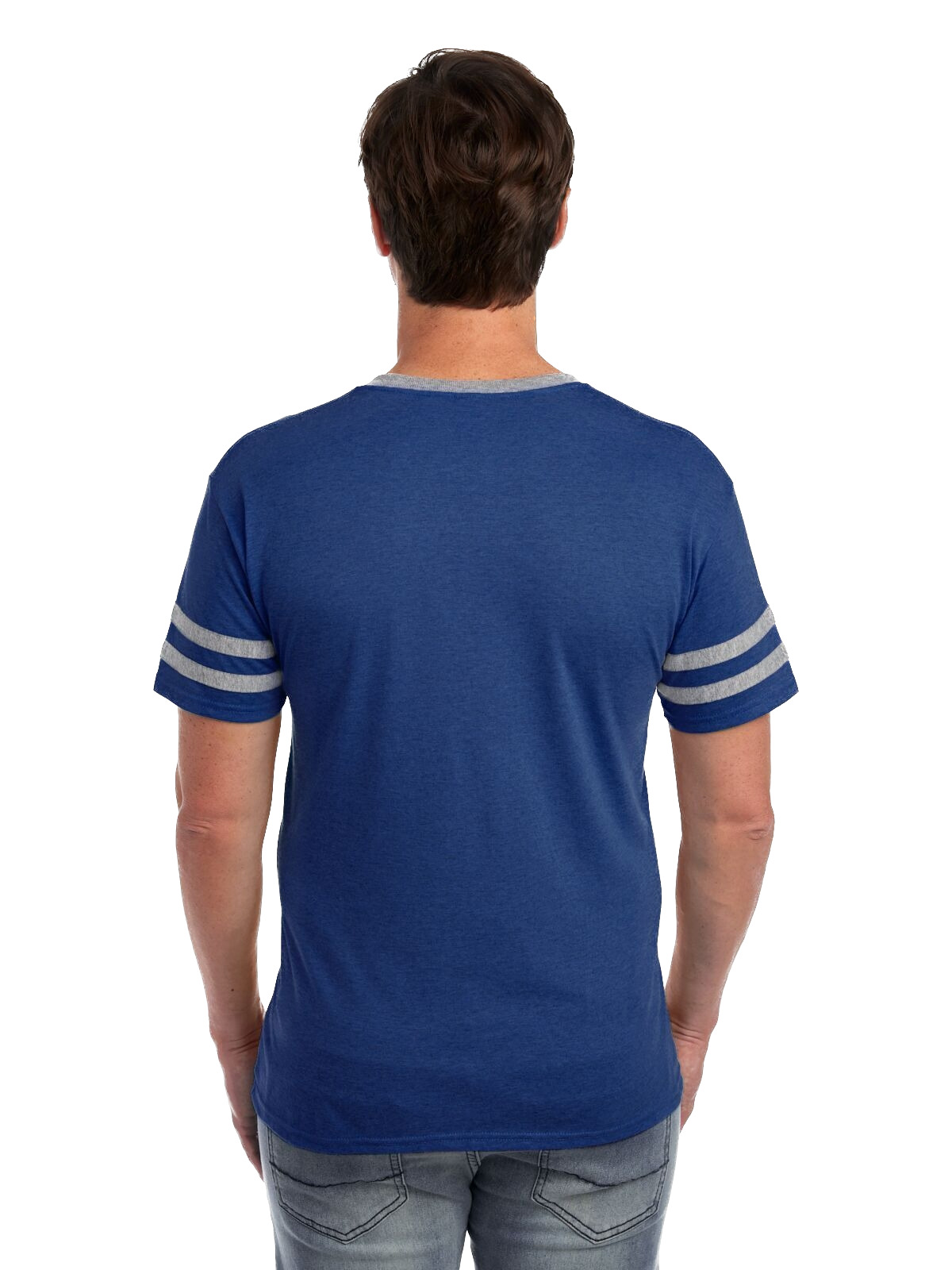 Jerzees 602MR True Blue Heather / Oxford