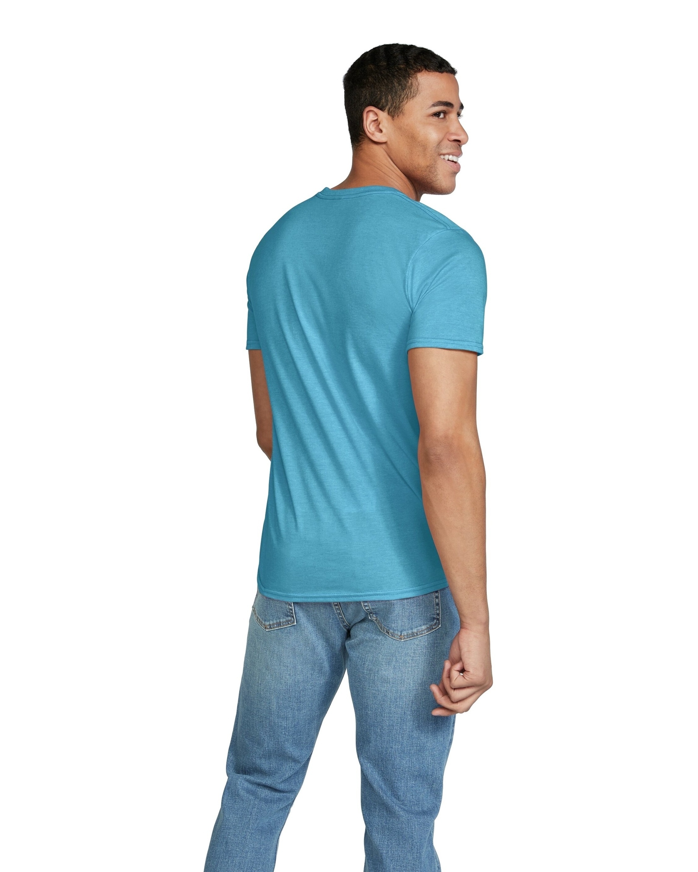 Gildan G640 Heather Sapphire