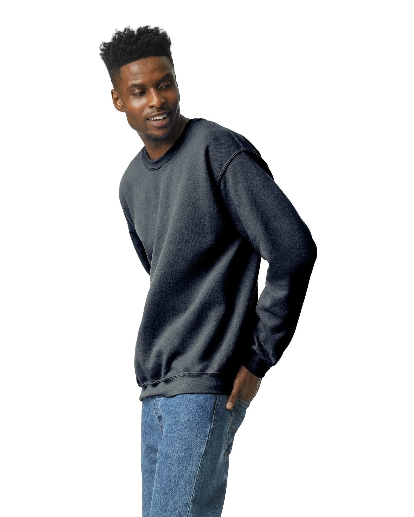 Gildan G180 Heather Sport Dark Navy