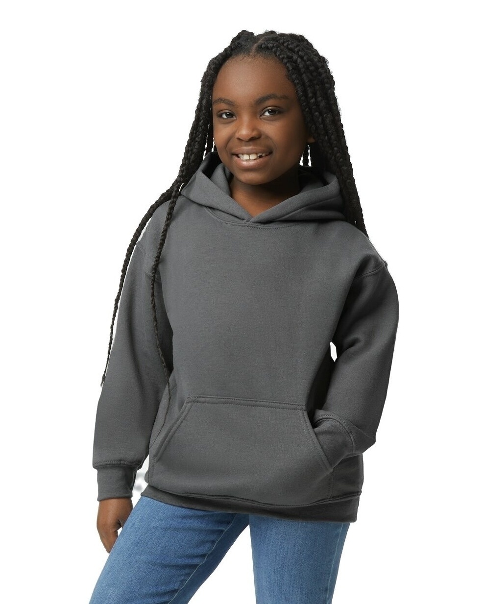 Gildan Unisex Heavy Blend 50 50 Hoodie G185 Charcoal Jiffy