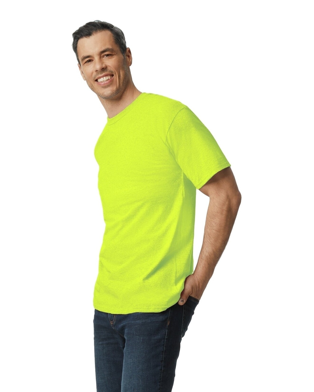 Gildan G200T Safety Green