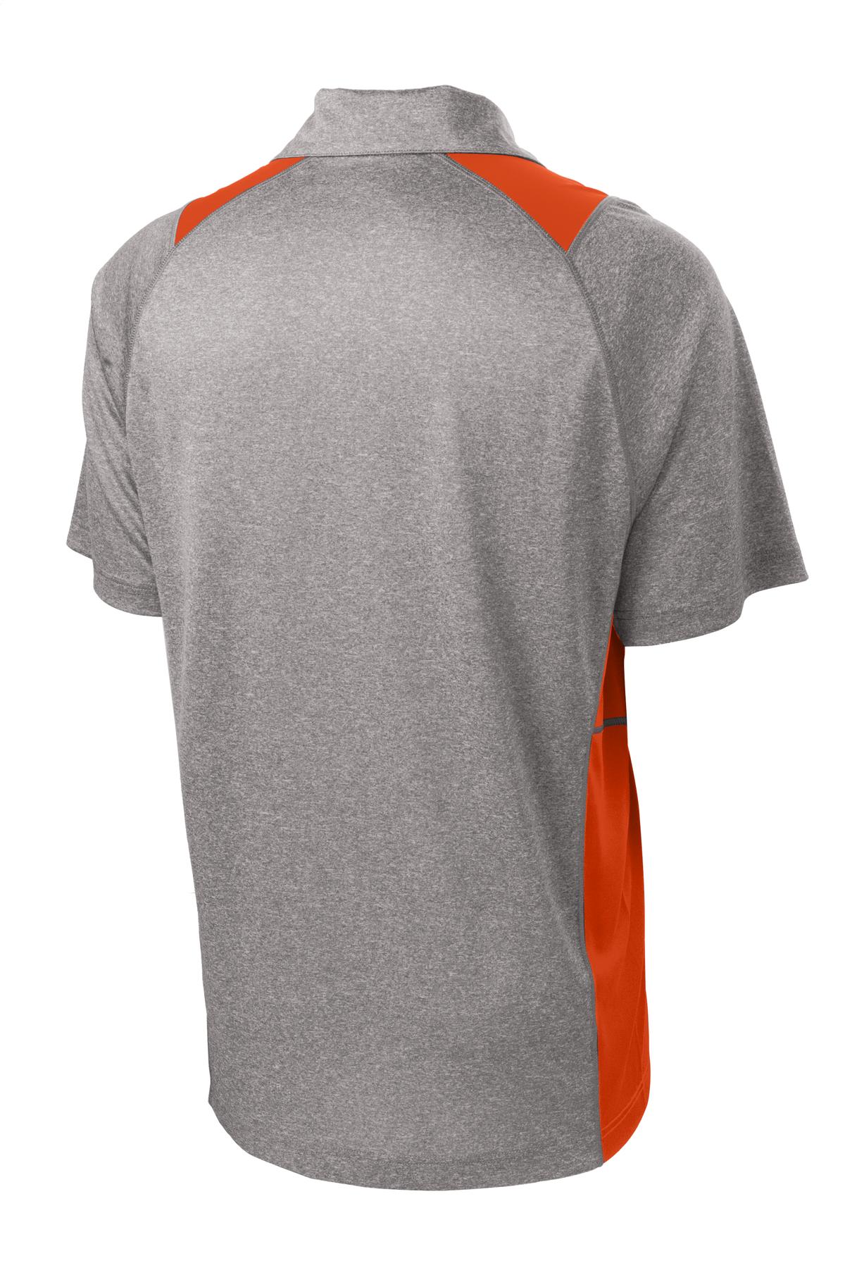 Sport-Tek ST665 Vintage Heather / Deep Orange