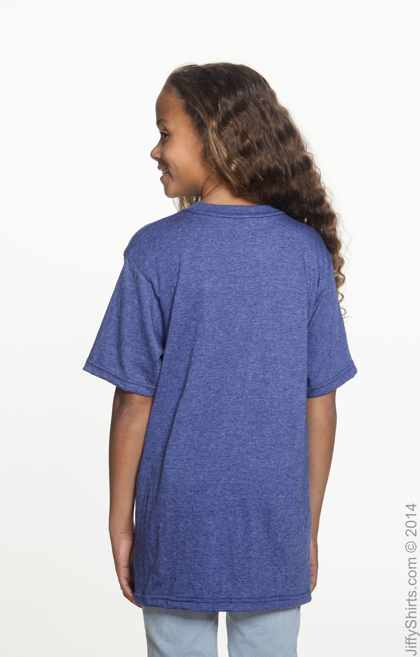 Anvil 990B Heather Blue