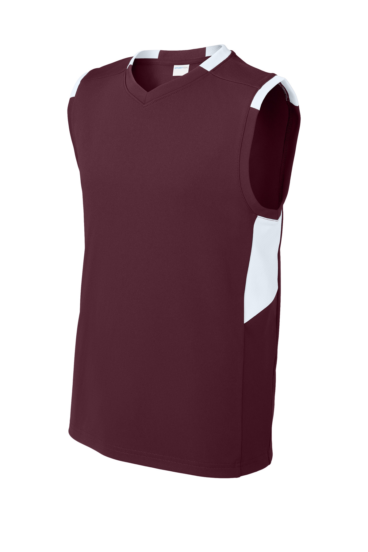 Sport-Tek YST441 Maroon/ White