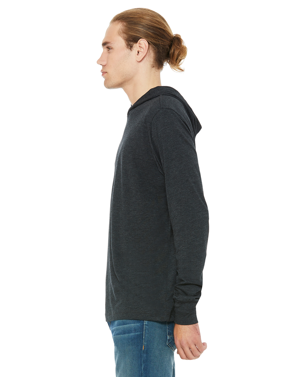 Bella + Canvas 3512 Charcoal Black Triblend