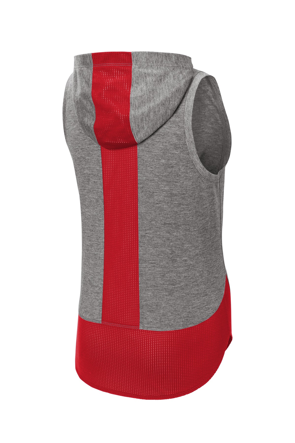 Sport-Tek LST410 True Red / Dark Gray Heather