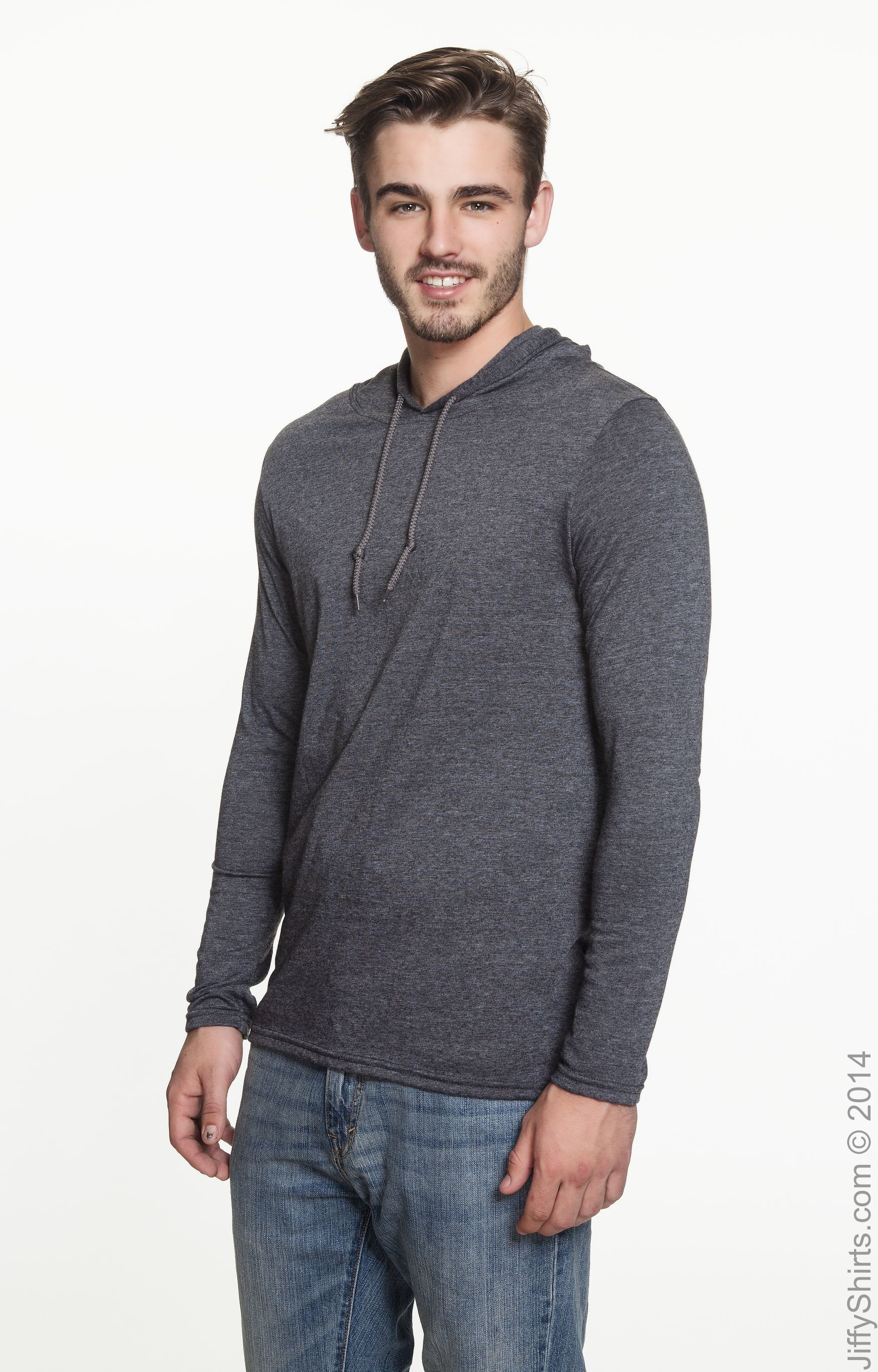 Anvil 987 Heather Dark Gray / Dark Gray