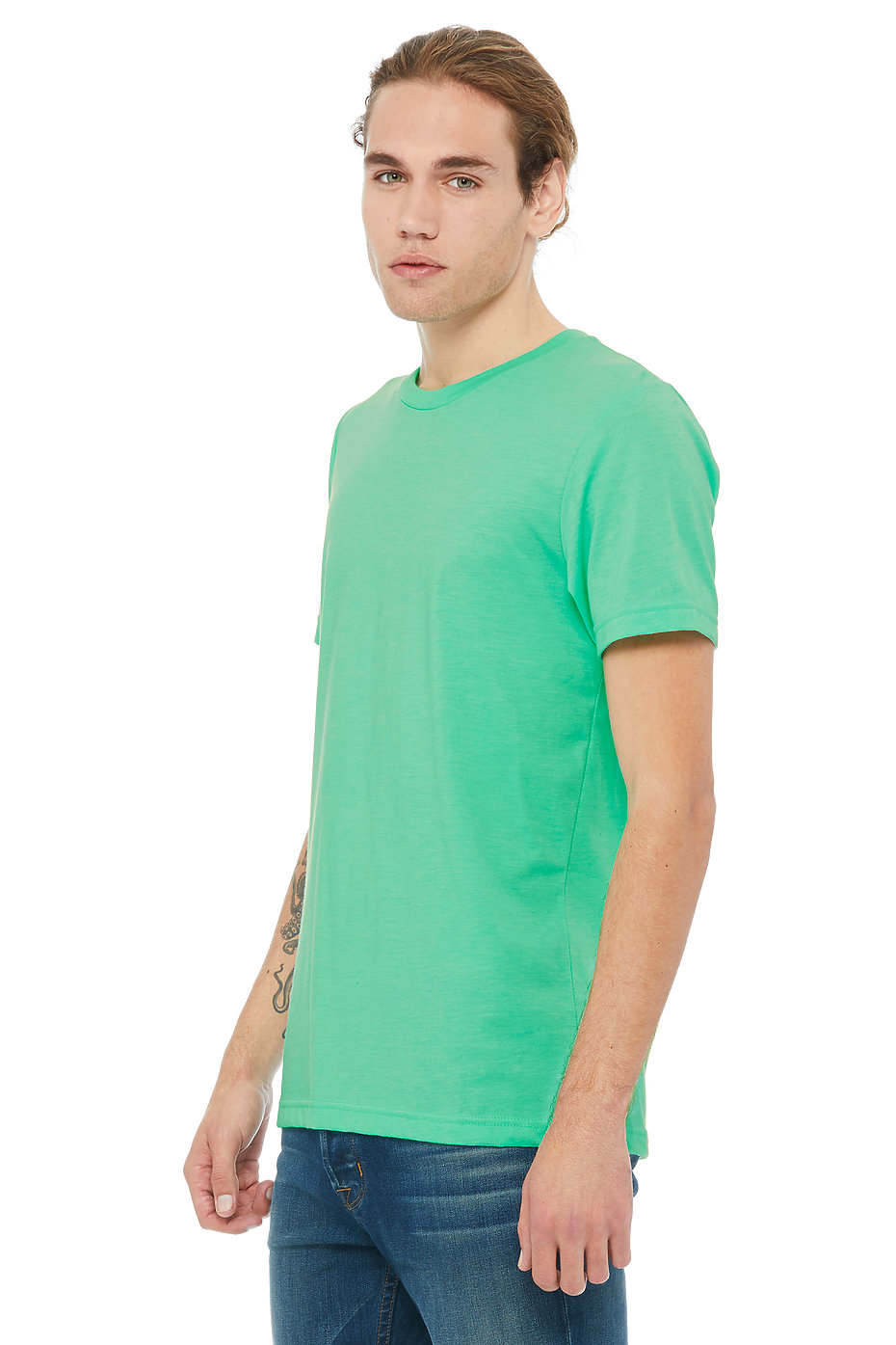 Bella + Canvas 3001C Heather Mint