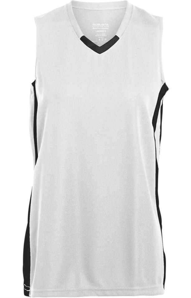 Augusta Sportswear 527 White / Black