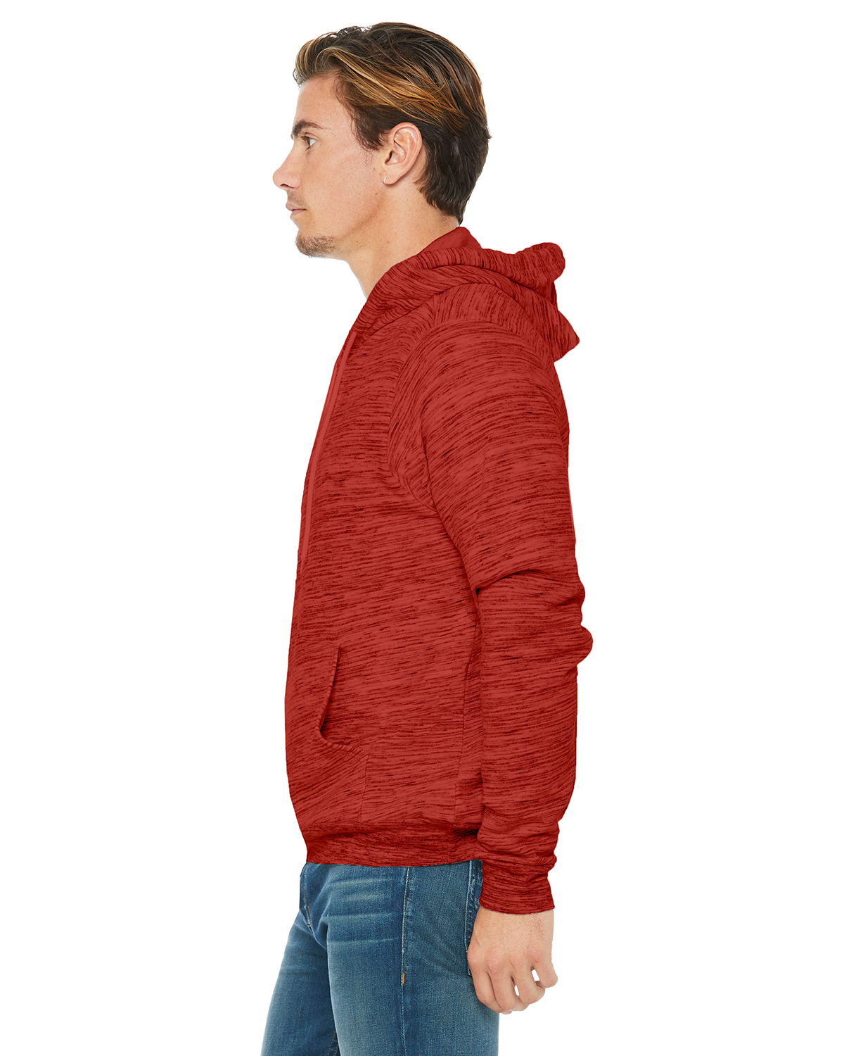 Bella + Canvas 3719 Red Marble Fleck