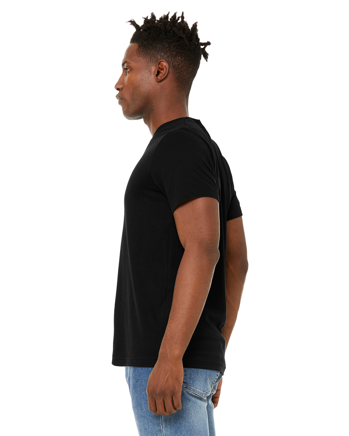 Bella + Canvas 3301C Solid Black Blend