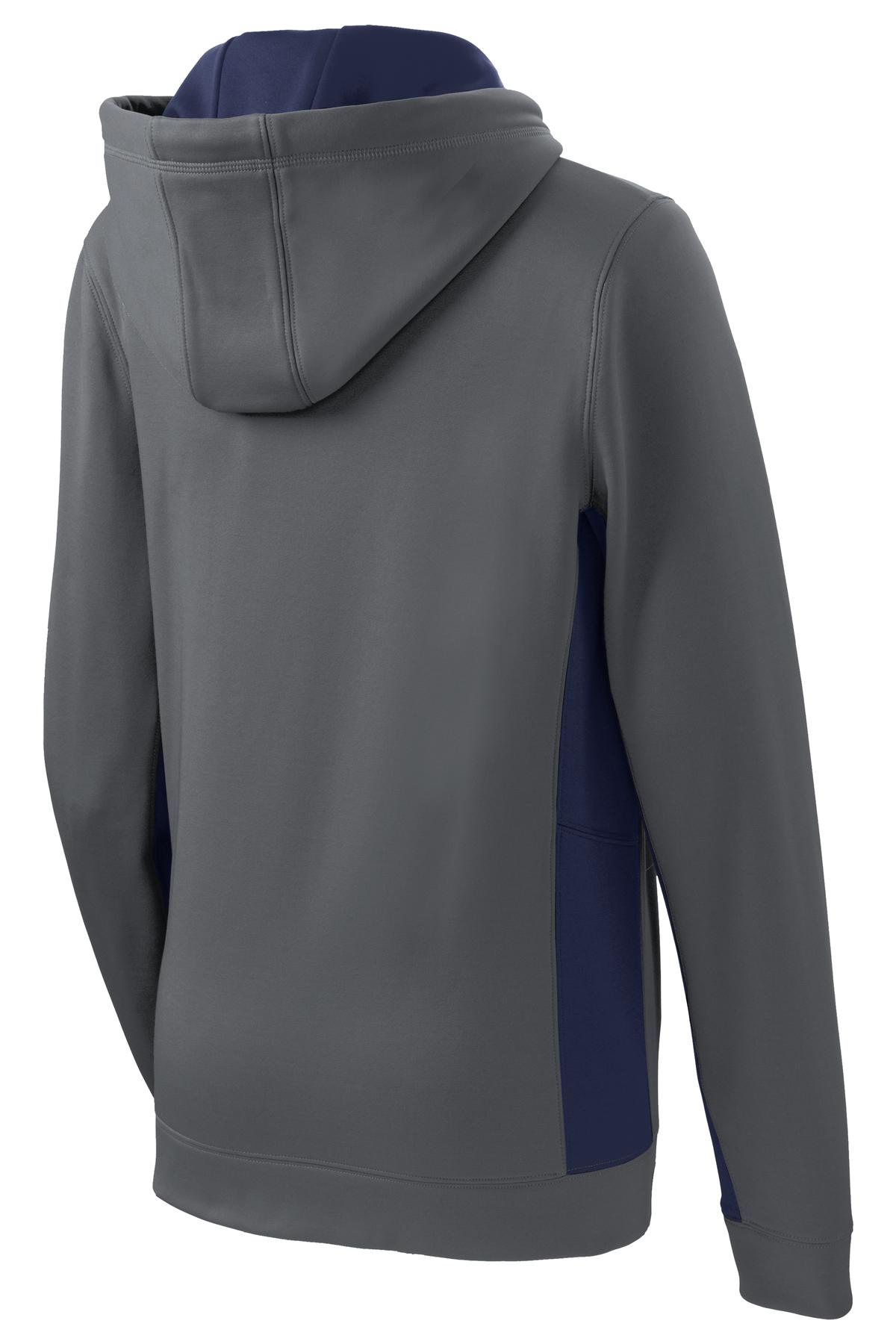 Sport-Tek LST235 Dark Smoke Gray / Navy