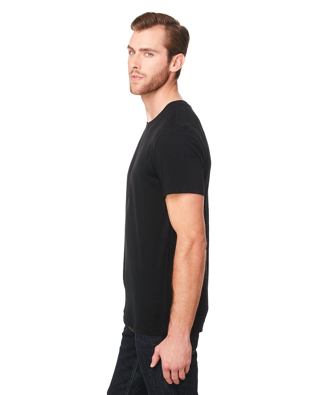 Threadfast Apparel 102A Solid Black Triblend