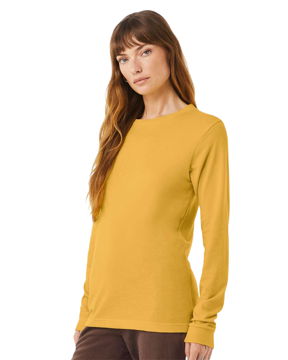 Bella + Canvas 3501CVC Heather Mustard