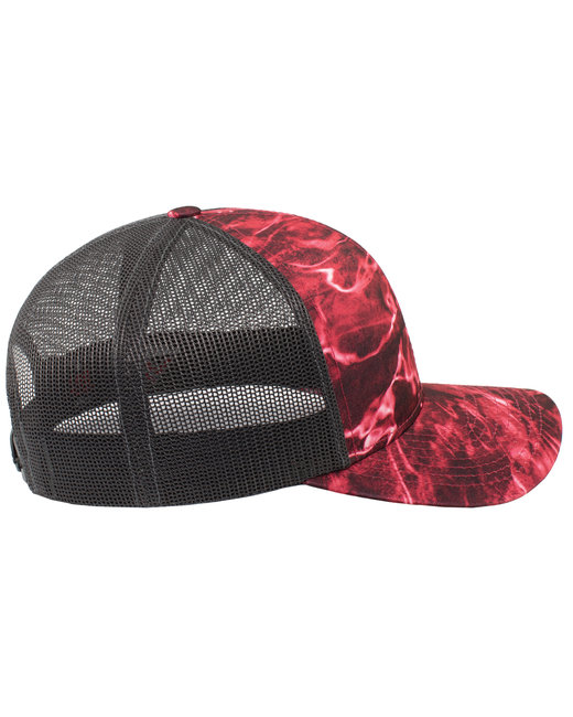 Pacific Headwear 107C ELEMENTS AGUA CRIMSON/LT CHAR