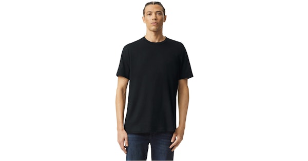 American Apparel Unisex Cvc T Shirt 2001 Cvc Black | Jiffy