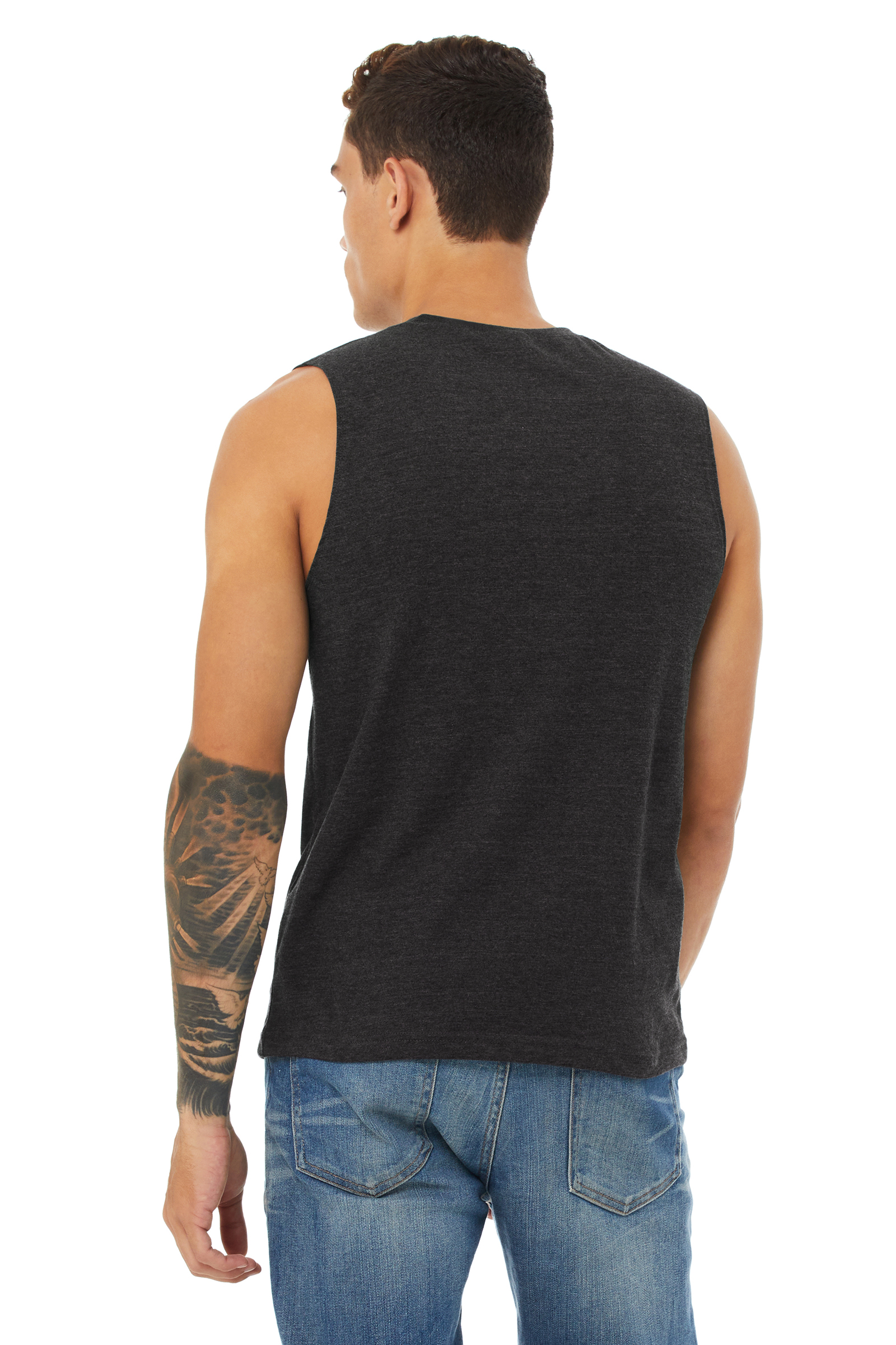 Bella + Canvas 3483 Heather Dark Gray