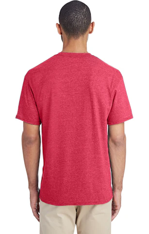 Gildan Classico Uomo 2 Pezzi – T-shirt In Cotone 150g, G500, Colore Frassino Rosso, Taglia L, Pacco Da 2