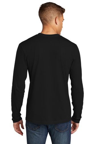 Next Level Men's Cotton Long Sleeve Crew N3601 Black | Jiffy