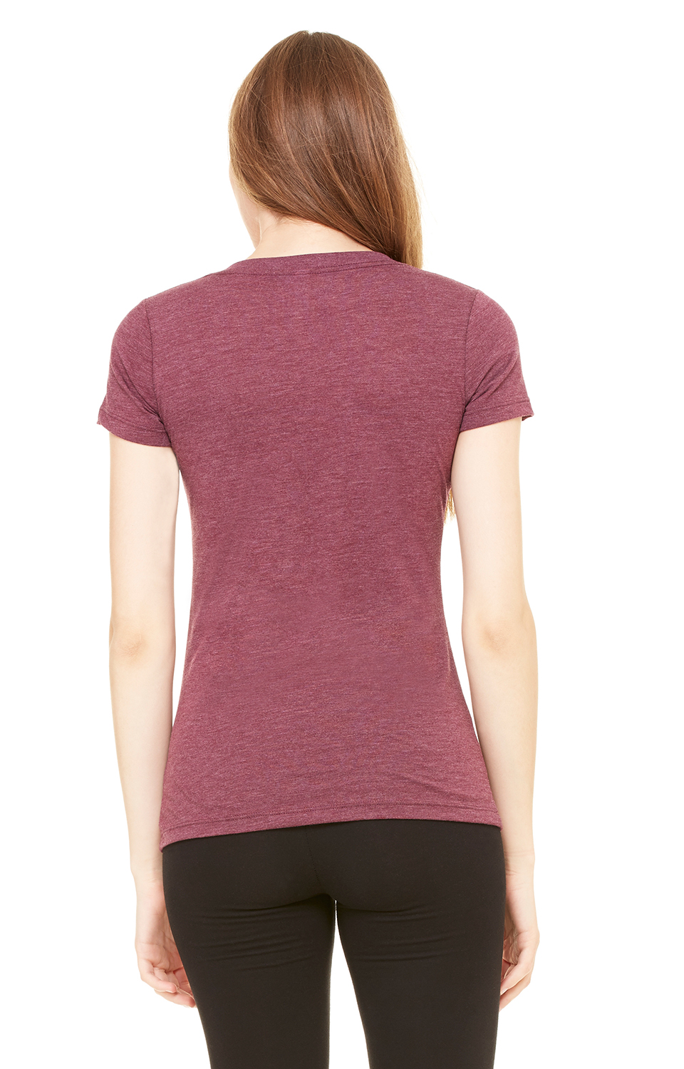 Bella + Canvas 8435 Maroon Triblend