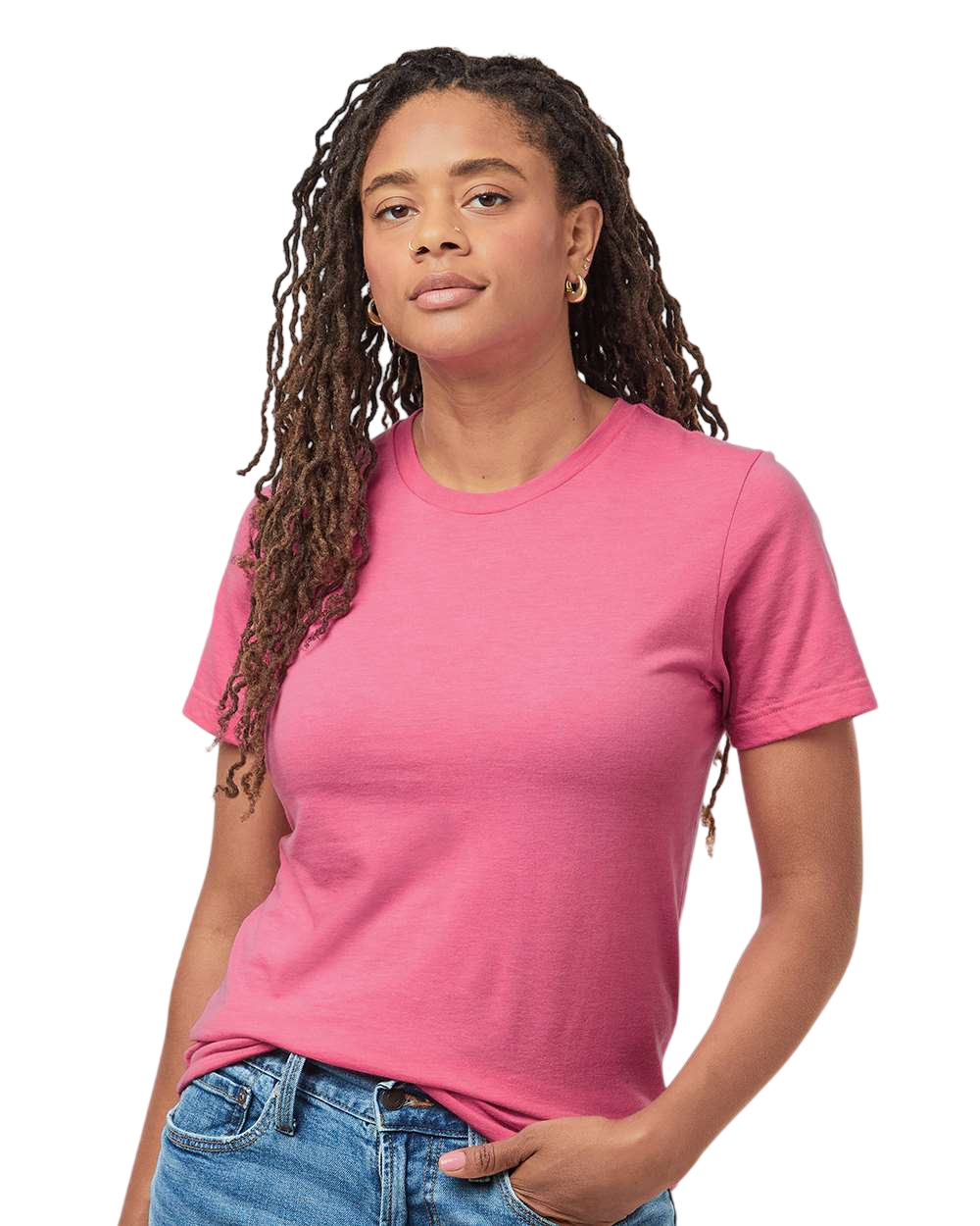 Tultex 602CVC Heather Charity Pink