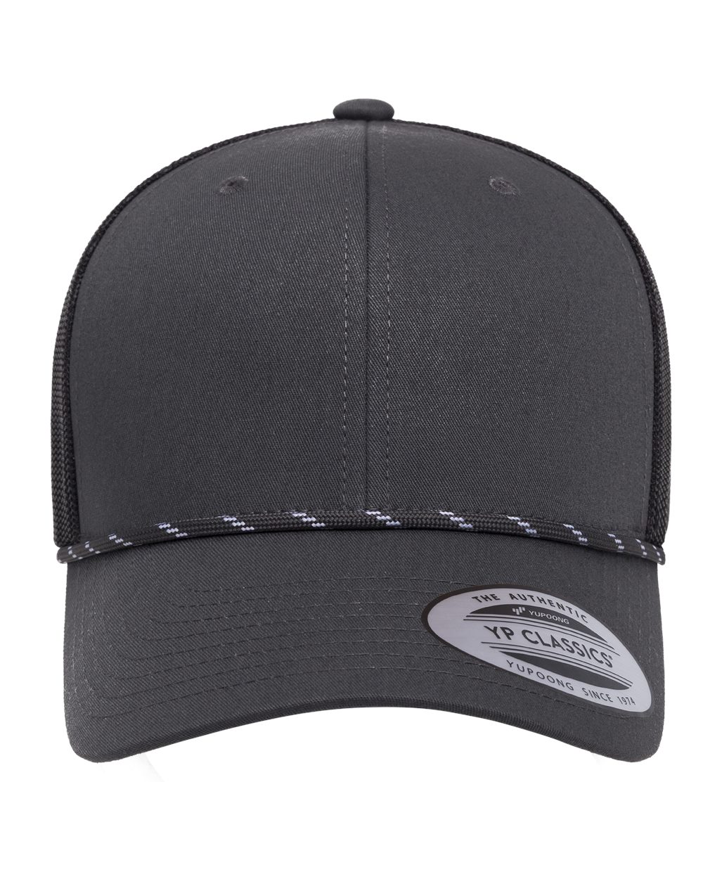 Yupoong 6606BD Charcoal/ Black
