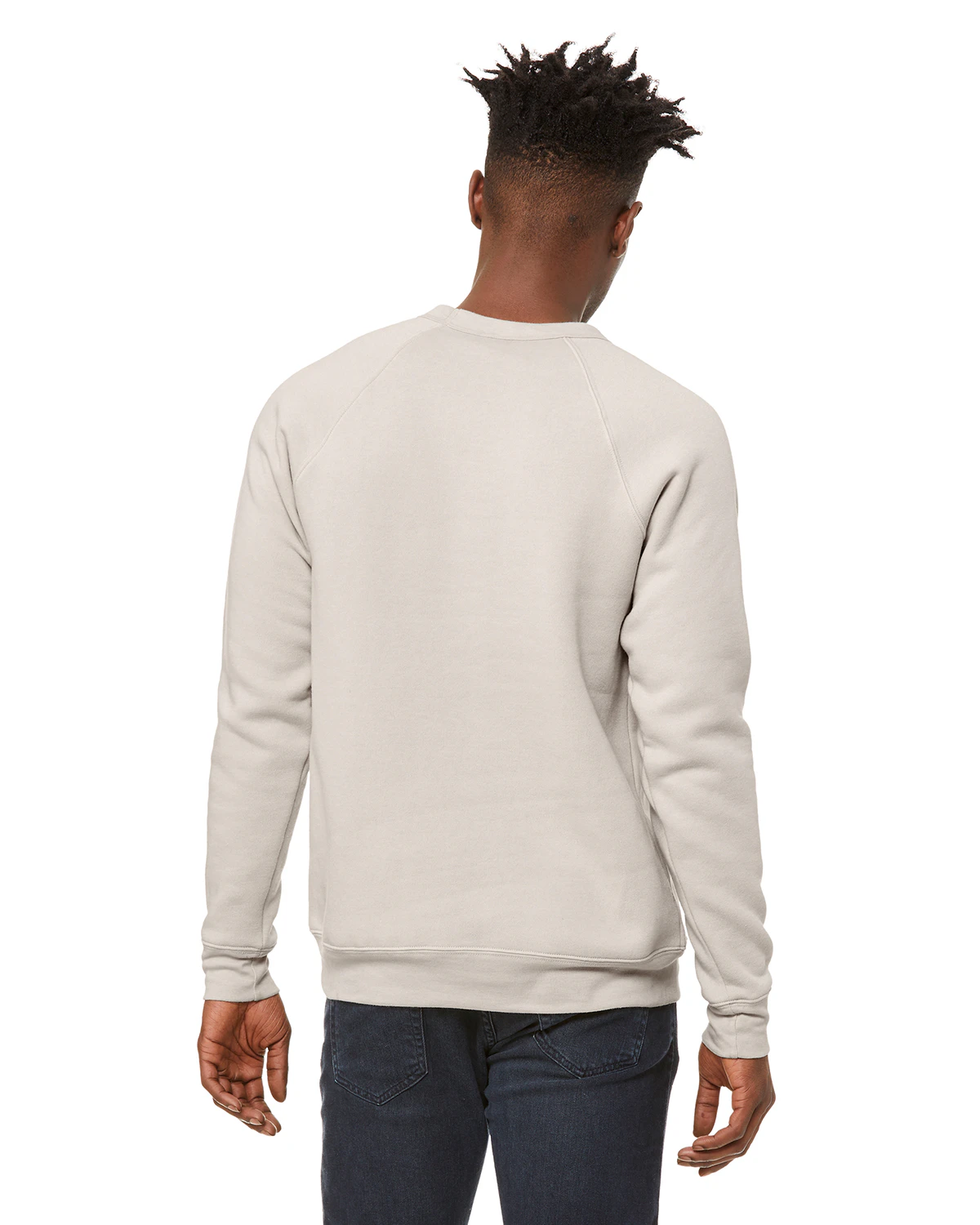 Custom Sweatshirt Heather Dust - Bella + Canvas 3901 | Jiffy Custom Print