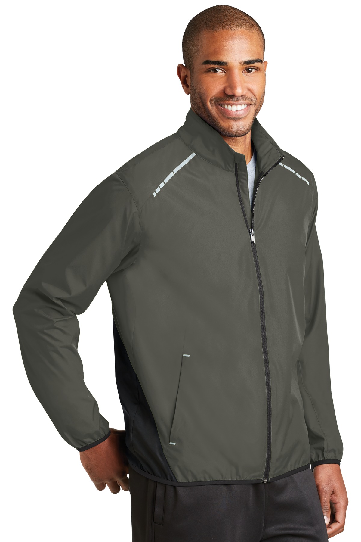 Port Authority J345 Gray Steel / Black