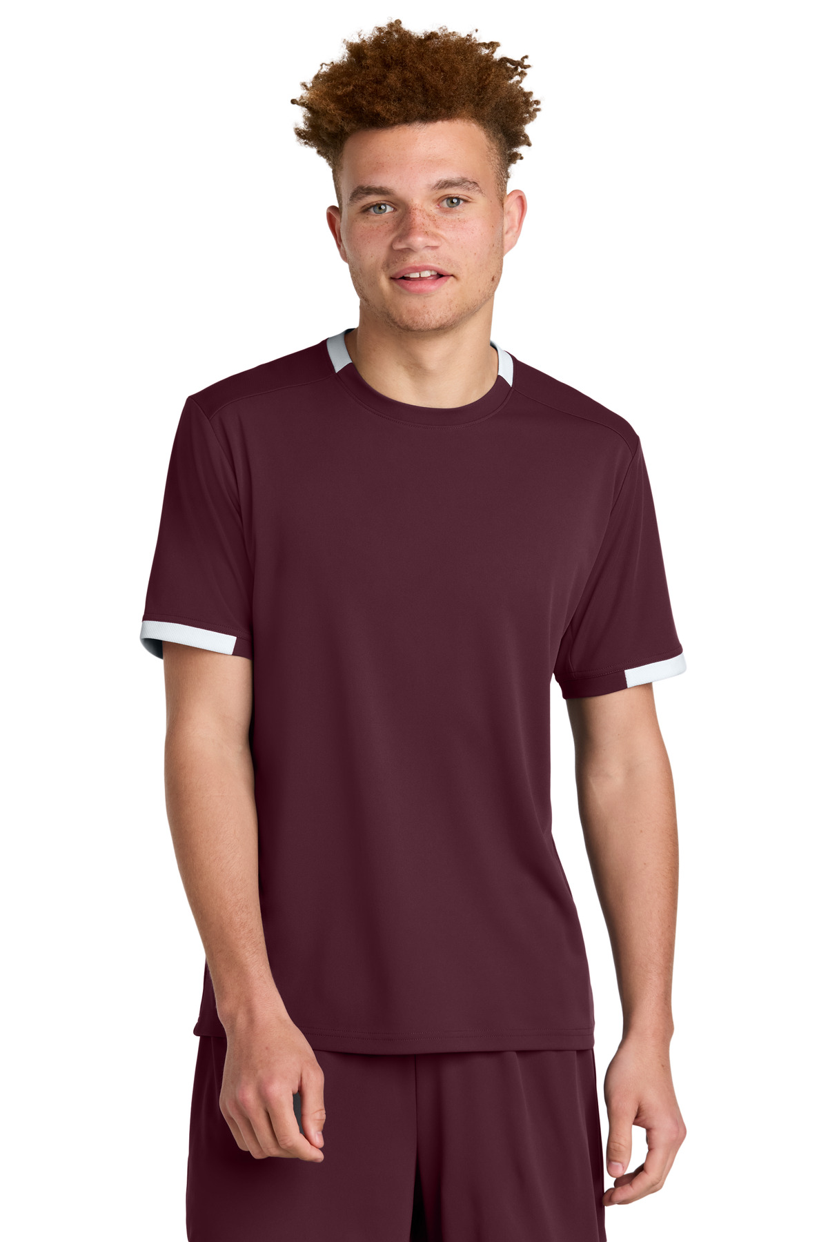 Sport-Tek ST440 Maroon/ White