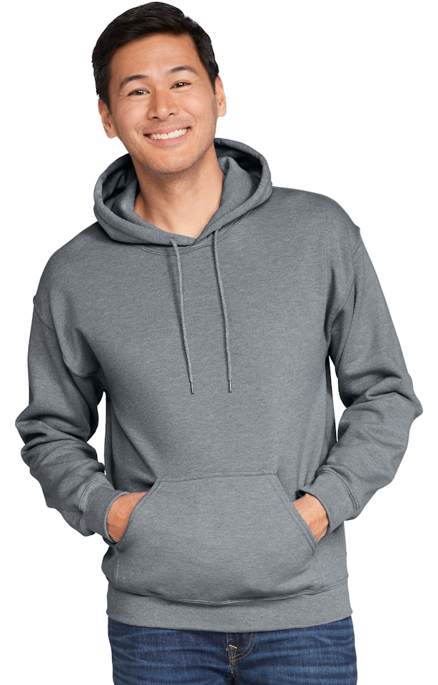 Gildan Unisex Heavy Blend 50 50 Hoodie G185 Graphite Heather Jiffy