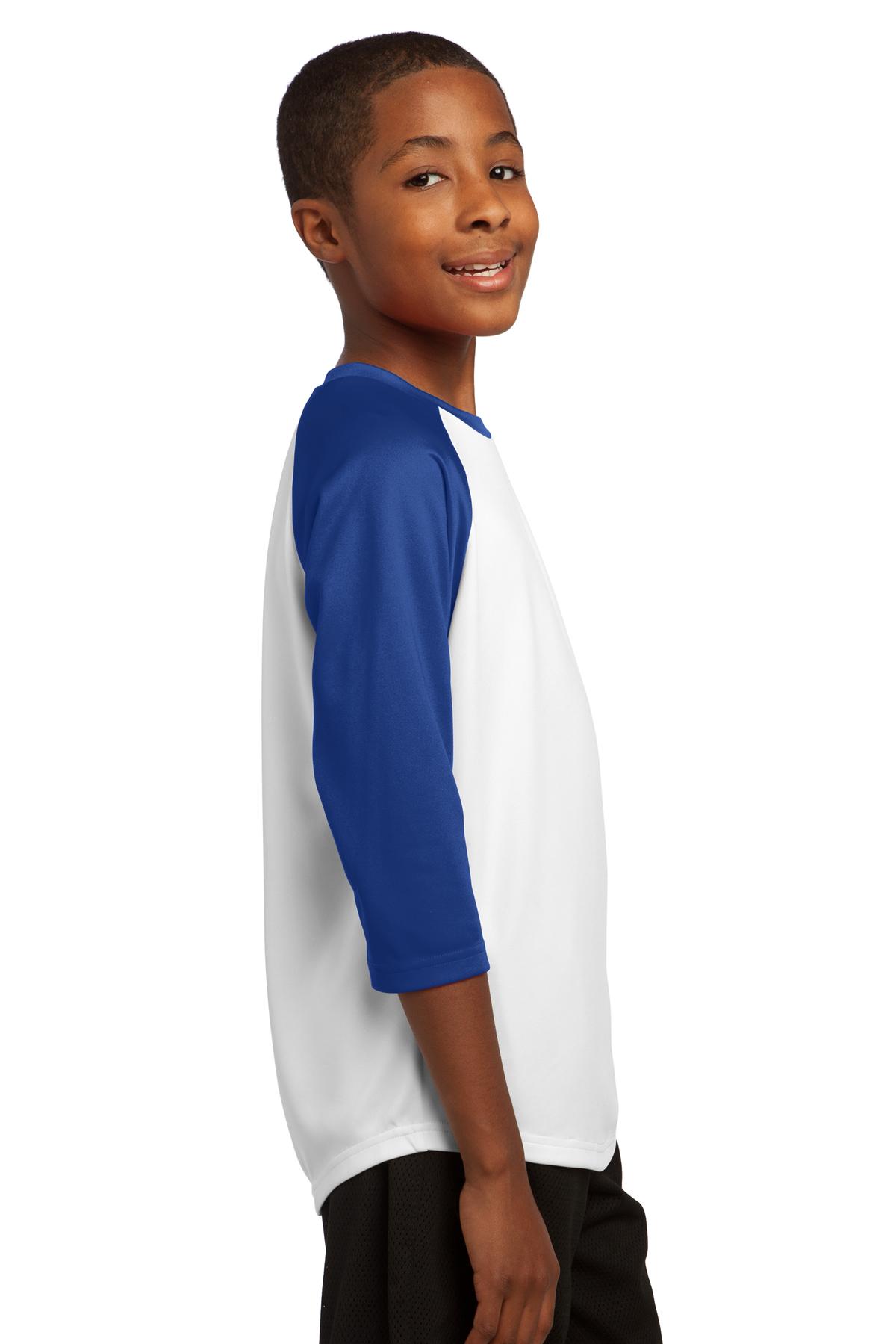 Sport-Tek YST205 White / True Royal