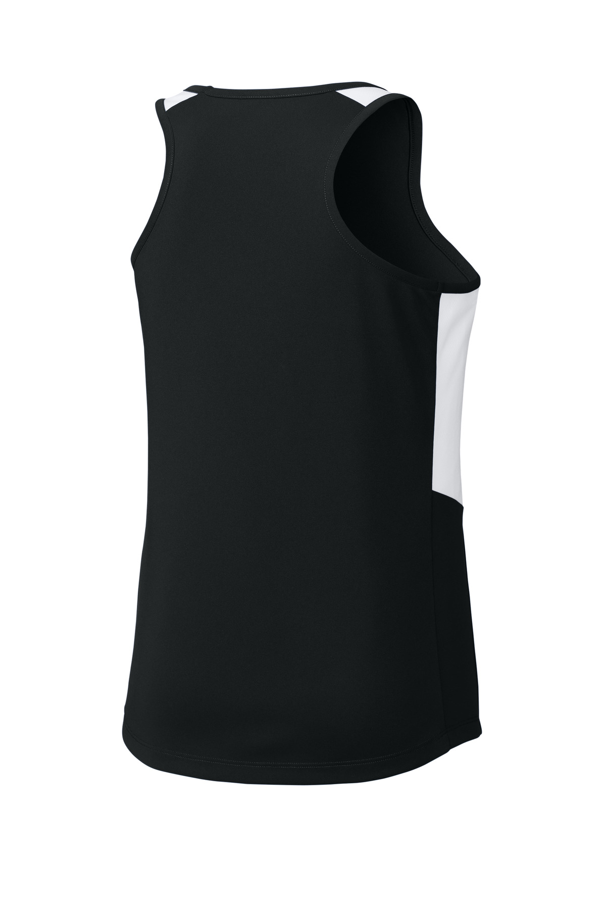 Sport-Tek LST446 Black / White