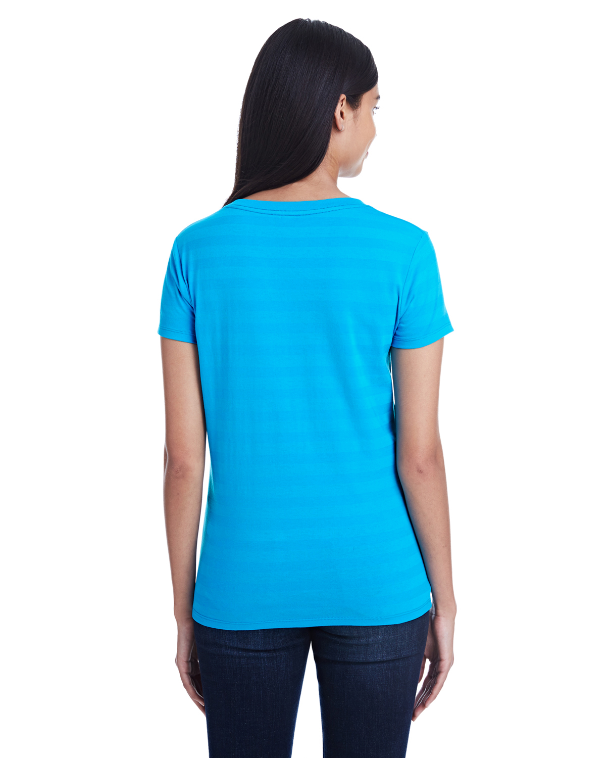 Threadfast Apparel 252RV Turquoise Invisible Stripe