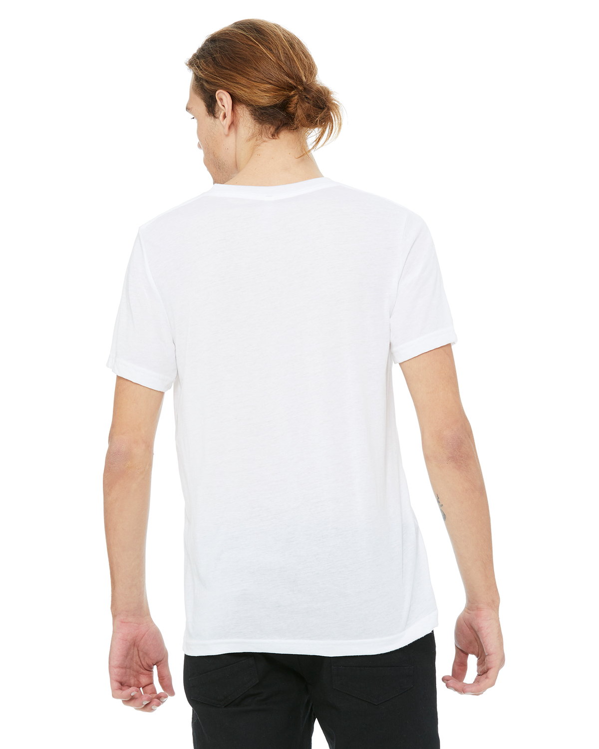 Bella + Canvas 3415C Solid White Triblend