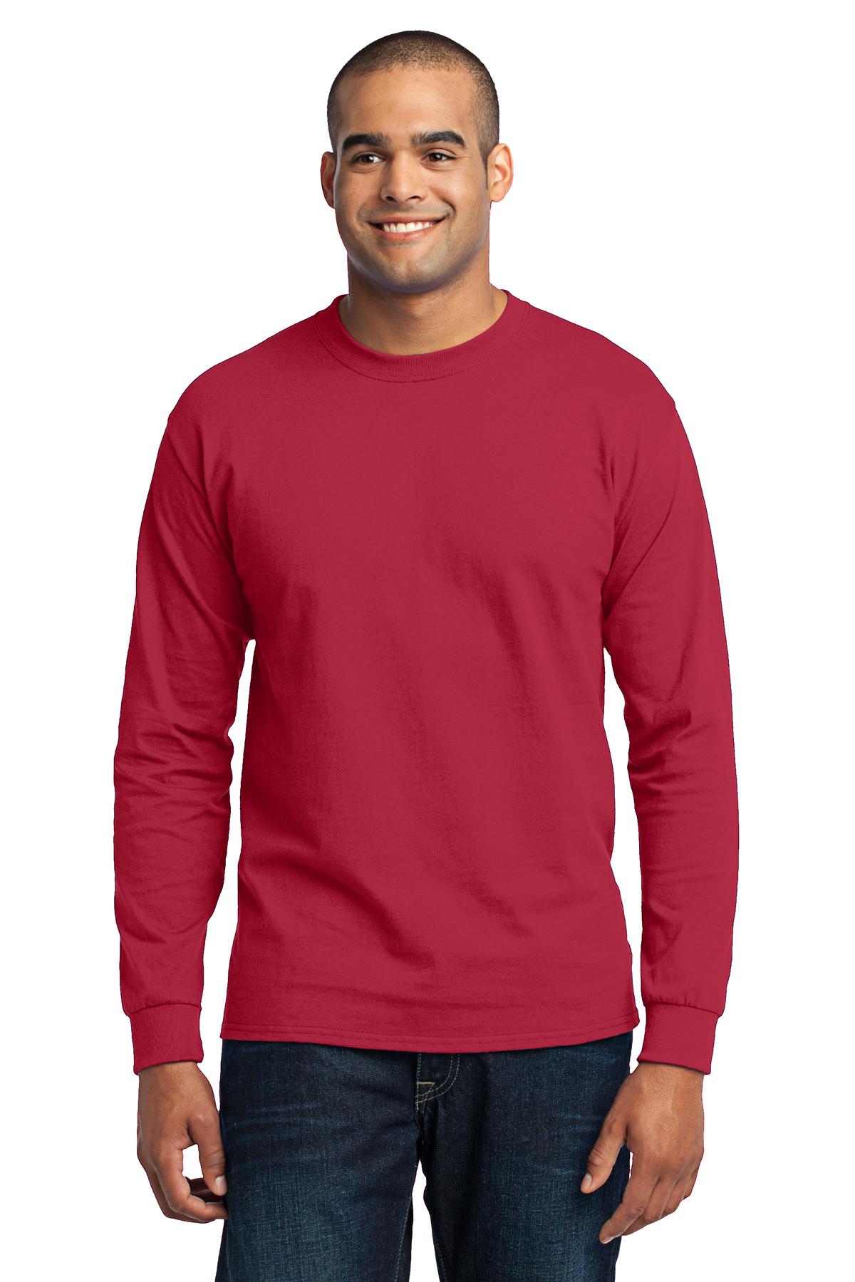 Port & Company PC55LS Red